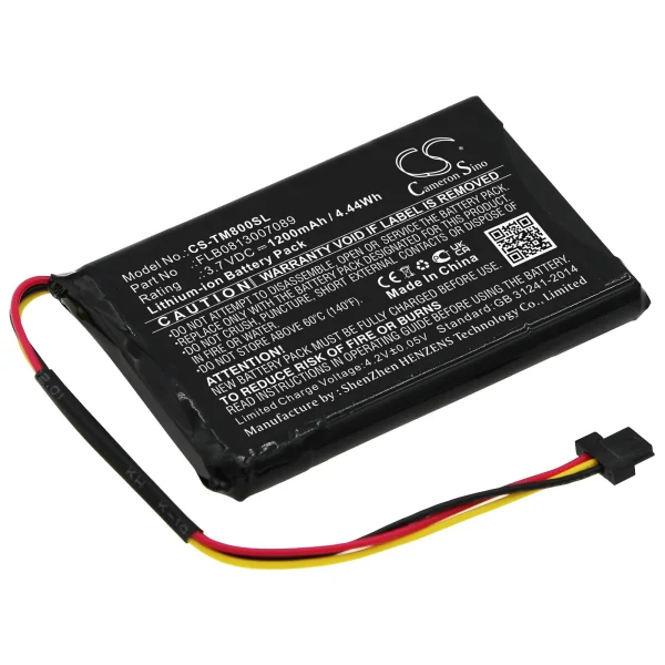 TomTom 4FC64 4FD6.001.00, GO 60, One XL Europe Traffic, One XL Traffic Series Replacement Battery 1200mAh / 4.44Wh - Image 3