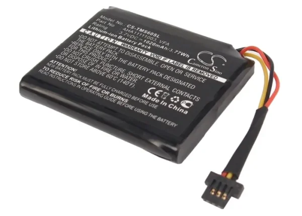 TomTom 4EN6.001.02, 4EN62, 4EN62. 4EN6.001.02, Start 60 Series Replacement Battery 1020mAh / 3.77Wh - Image 5