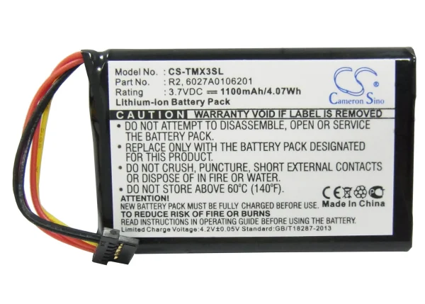 TomTom 1EP0.029.01, 4EP0.001.02, 5EP0.029.01, XXL IQ Routes Series Replacement Battery 1100mAh / 4.07Wh