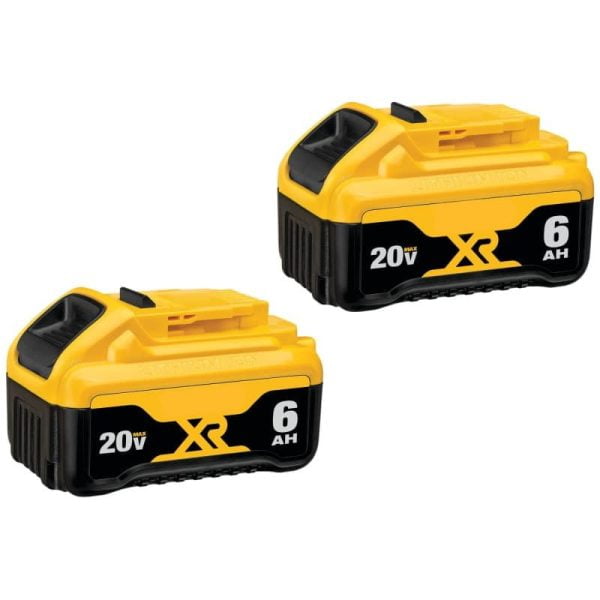 2 Pack DeWalt 20V 6.0AH Max XR Lithium DCB200 Series Replacement Battery